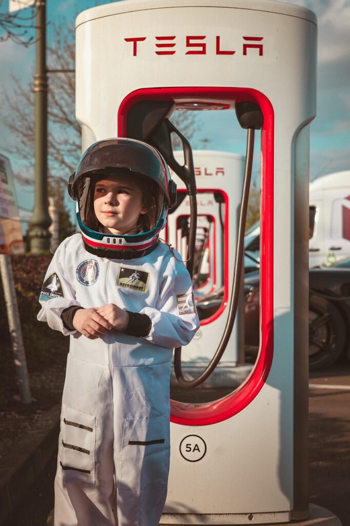 girl, astronaut, space, tesla, electricity, child, portrait, tesla, tesla, tesla, tesla, tesla